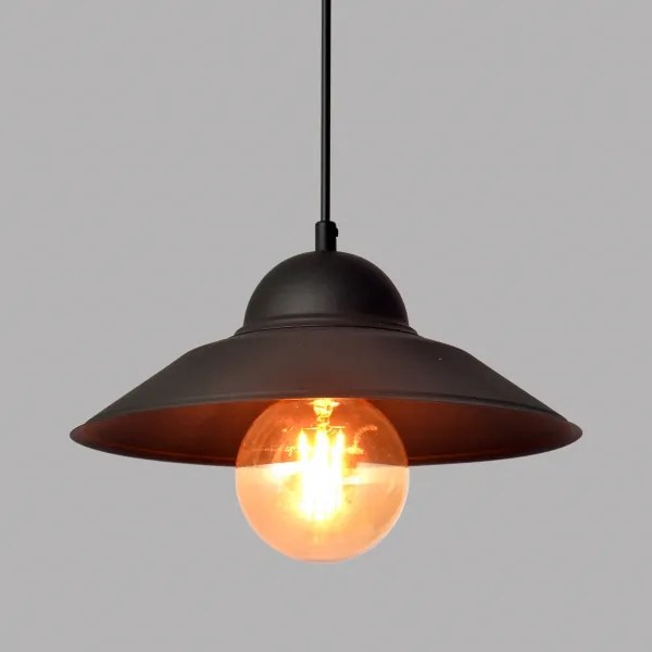 Luster na lanku SORAPIS 1xE27/15W/230V čierna