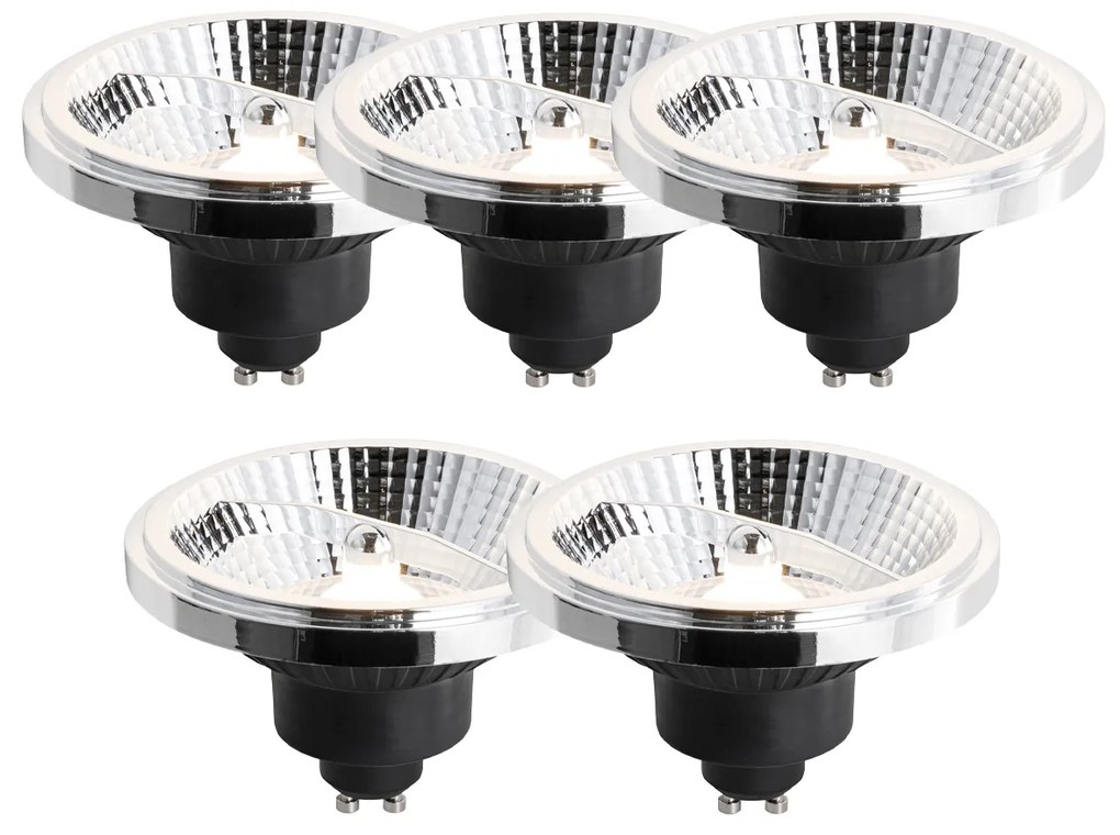 Sada 5 GU10 3-stupňových stmievateľných LED žiaroviek 111mm 10,5W 770 lm 3000K