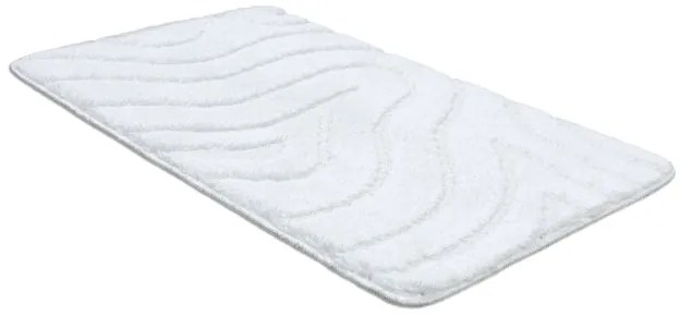 Sada kúpeľňových koberčekov SUPREME WAVES vlny, biela