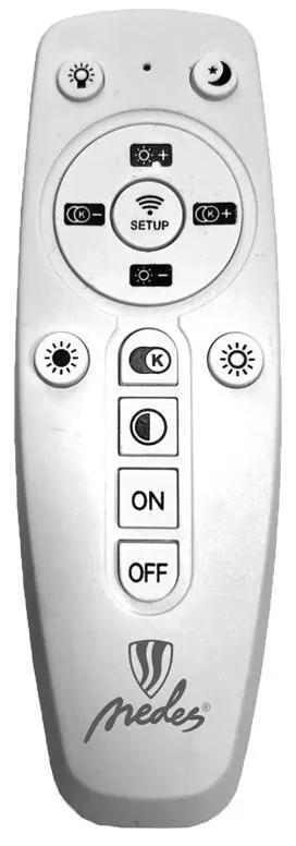 Moderné svietidlo NEDES LED svietidlo + diaľkový ovládač 80W J6335/C