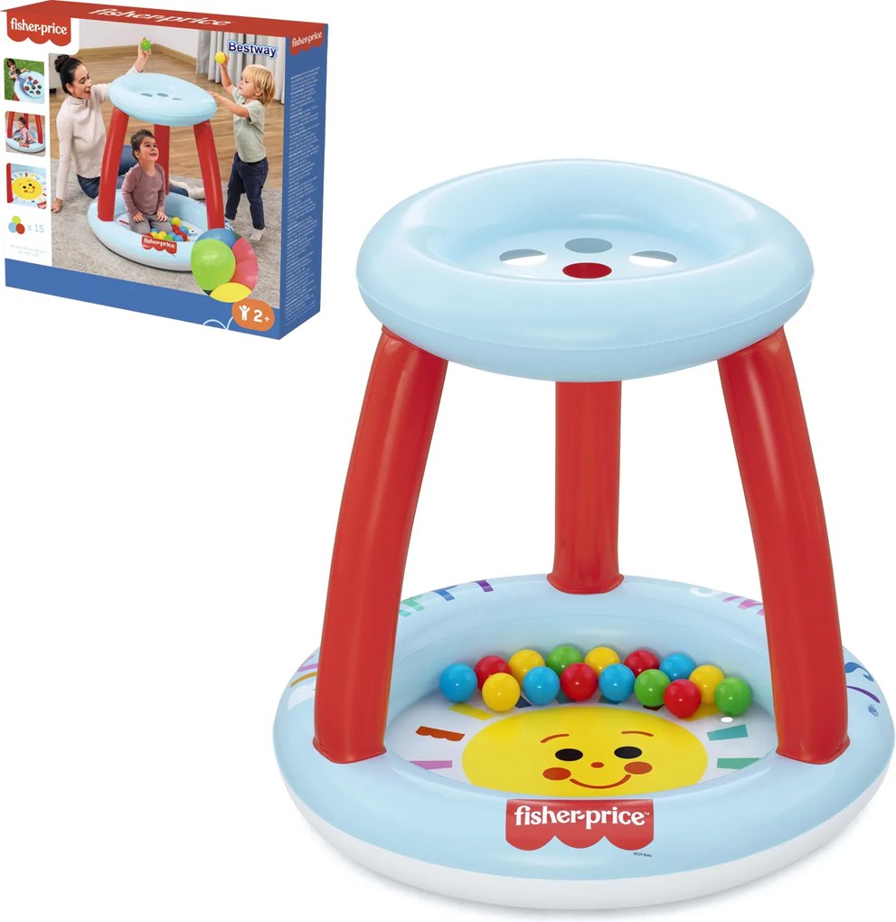 CH NAFUKOVACÍ BAZÉN S STRECHOU / OHRADOU + LOPTIČKAMI 89 x 89 x 84 CM