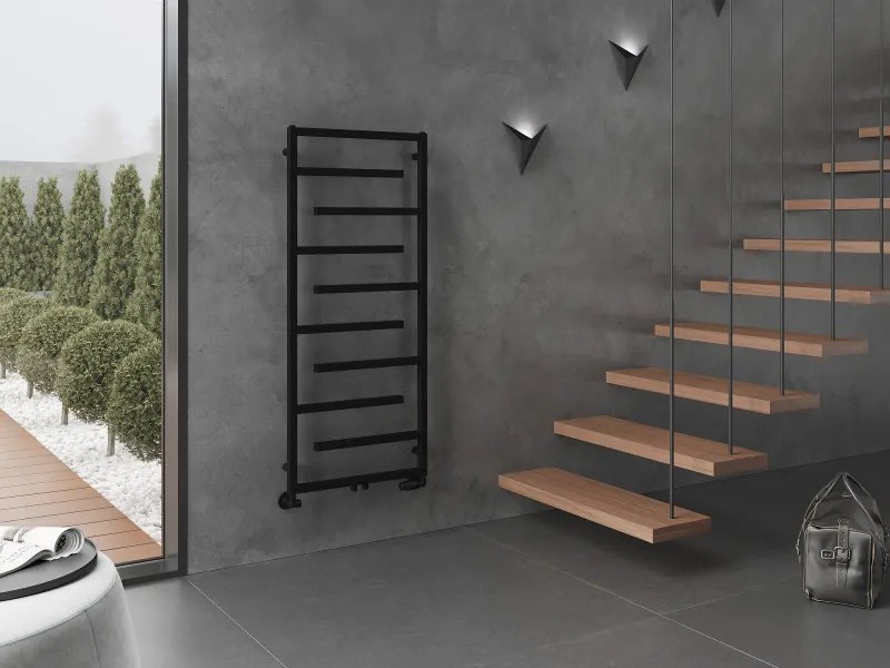 Mexen Orlando, vykurovacie teleso 1380 x 600 mm, 499 W, čierna, W207-1380-600-00-70