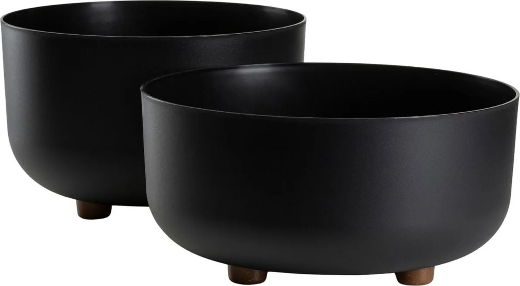 PLASTOVÝ KVETINÁČ TERRA 27X17 CM ČIERNA