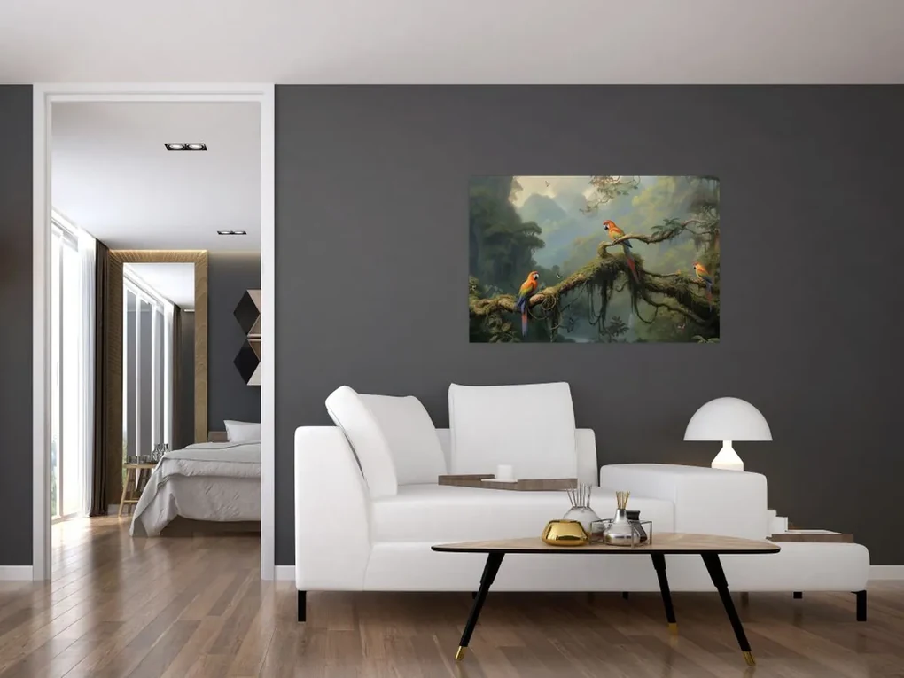 Obraz - Tropický les (90x60 cm)