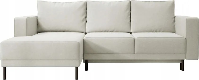 Rohová sedacia súprava Rodriguez mini (L) (béžová čierna)