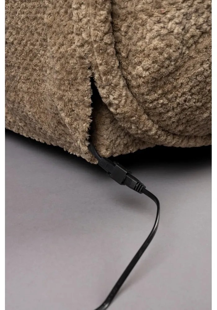 Hnedé polohovacie relaxačné kreslo Hamilton – Dutchbone