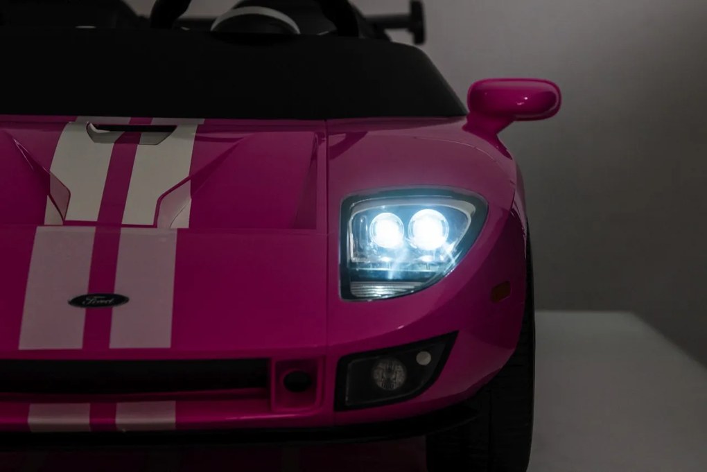 Elektrické autíčko pre deti Ford GT ružové