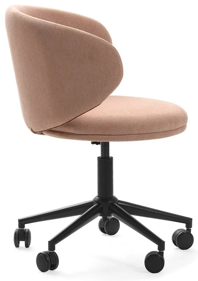 Svetloružová kancelárska stolička Rush – Marckeric