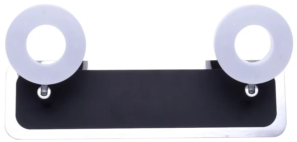 Bodové LED svietidlo Sole, 2x LED 10w, 4000k, ch/b