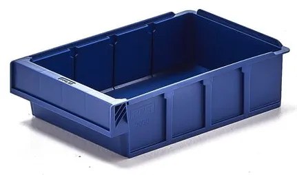 Plastový box DETAIL, pre 3 deliacich priečok, 300x188x80 mm, modrá