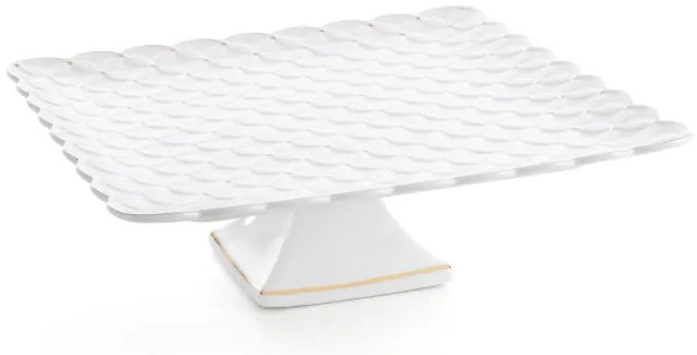 Dekoračný podnos BELIA 07 krémový / zlatý