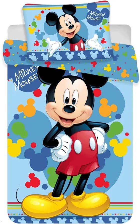 Jerry Fabrics Disney povlečení do postýlky Mickey baby 02 100x135, 40x60 cm