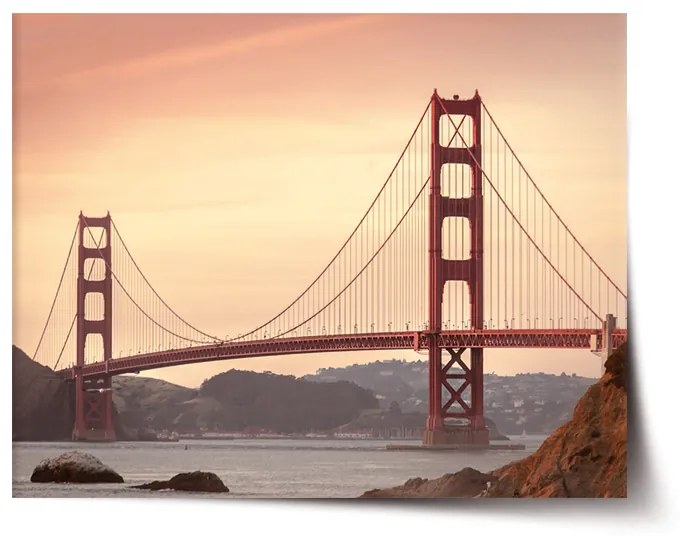 Sablio Plagát Golden Gate 2 - 60x40 cm