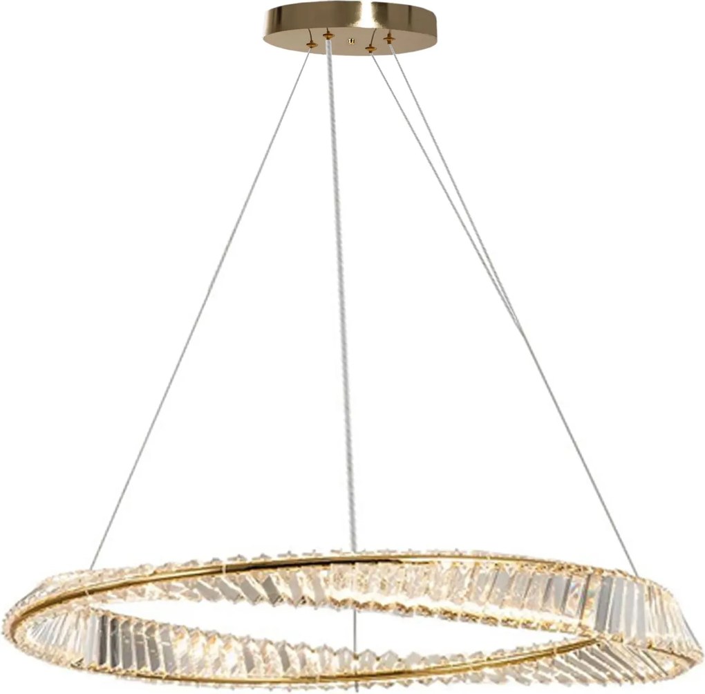 Toolight Toolight, LED stropné svietidlo APP1202-CP, zlatá, OSW-04551