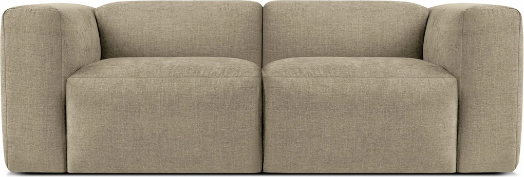 Modulárna dvojmiestna boho pohodlná pohovka Konsimo Buffo Piesková