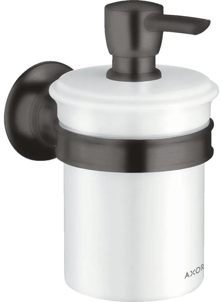 AXOR Montreux dávkovač tekutého mydla, kartáčovaný čierny chróm, 42019340