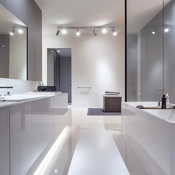 Brilagi - Kúpeľňové bodové svietidlo SELE 6xGU10/30W/230V IP44 lesklý chróm