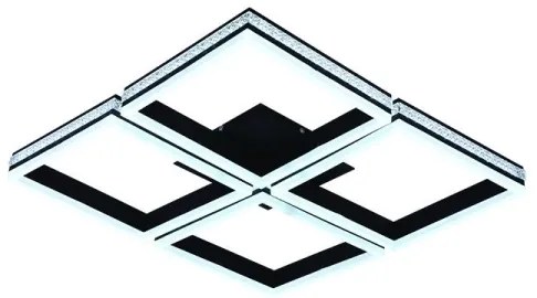 LED stmievateľný prisadený luster LED/215W/230V 3000-6500K + diaľkové ovládanie