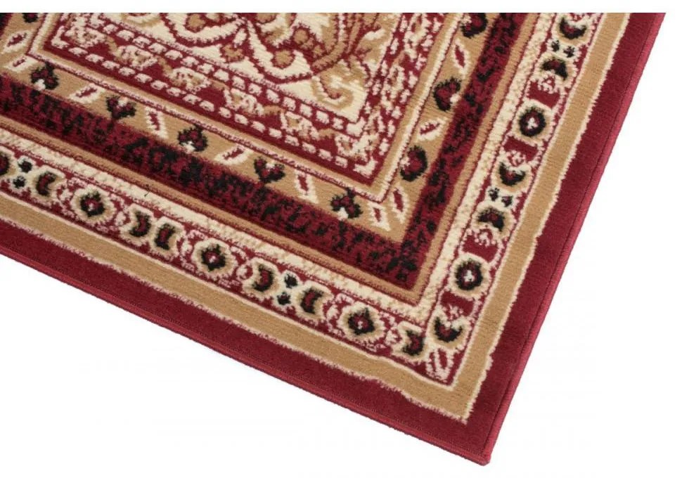 Kusový koberec PP Aslan červený atyp 80x200cm