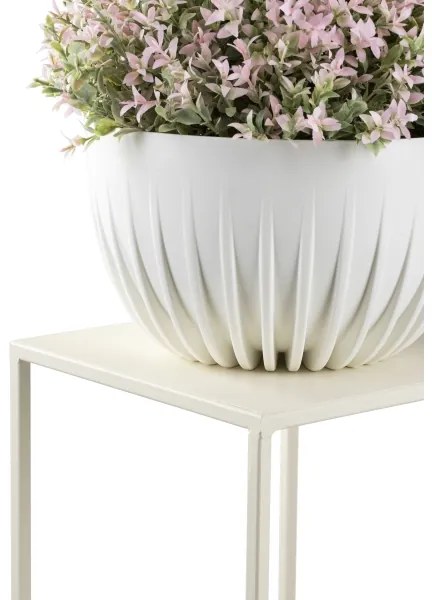 Stojan na kvety 40x24 cm krémová