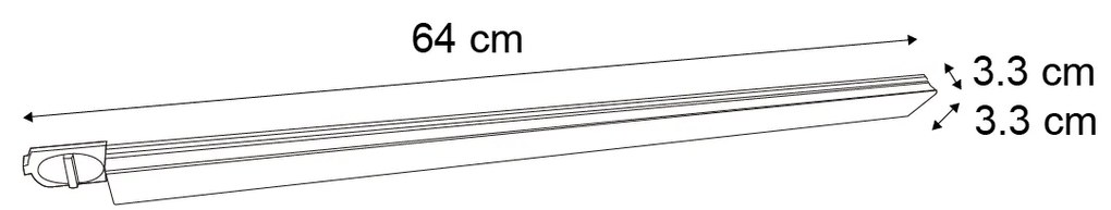 Moderné čierne stropné svietidlo pre 1-fázový koľajnicový systém 15W 1180 lm 2700-3800K - Iconic Tsiri
