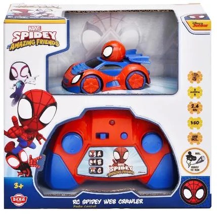 Dickie Spidey Autíčko na diaľkové ovládanie (Web crawler)  (100392247)