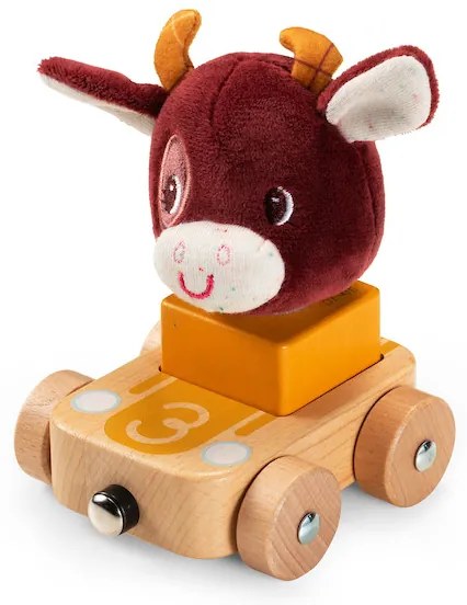 Lilliputiens - súprava 3 drevených autíčok - Farma