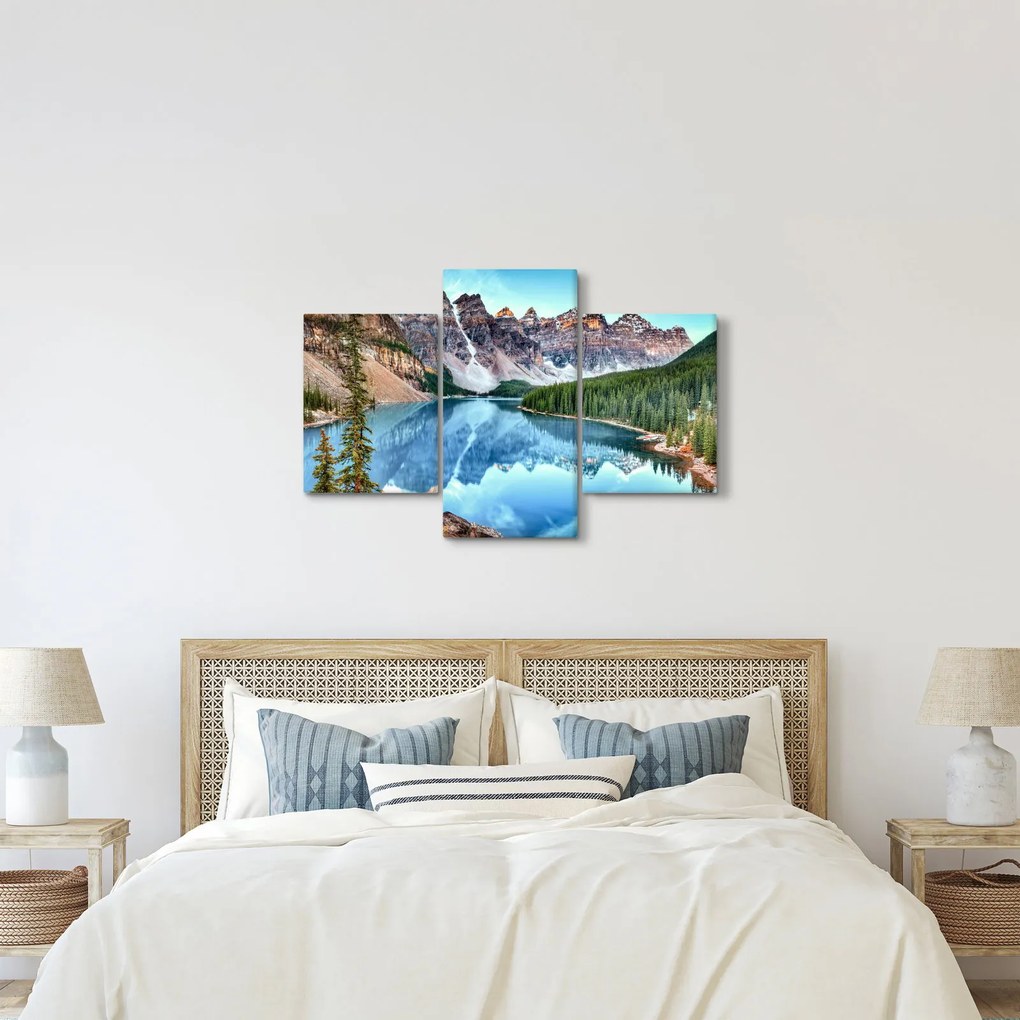 Obraz - Moraine lake (90x60 cm)