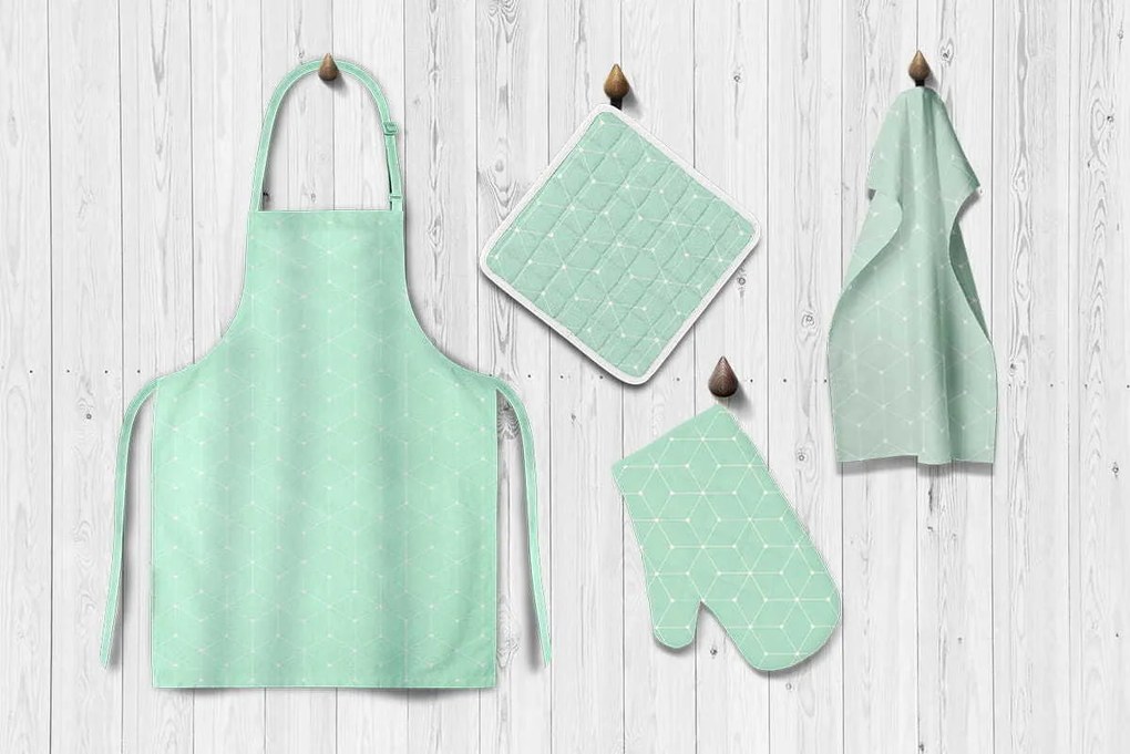 Kuchynská podložka COOK&amp;FUN 20x20 cm - mätová