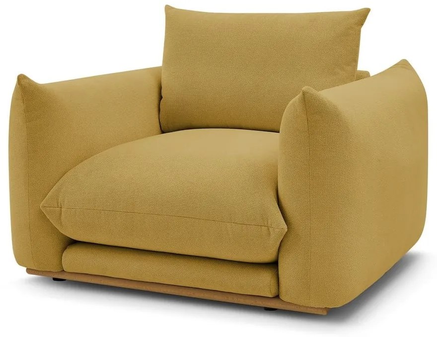 Žlté kreslo Ernest – Bobochic Paris