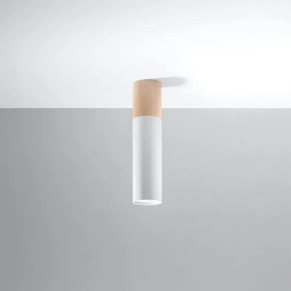 Sollux SL.0631 - Stropné svietidlo PABLO 1xGU10/40W/230V biela
