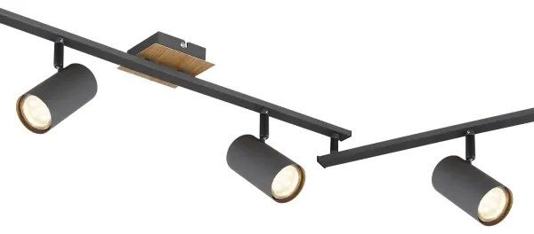 Globo 57910-6G - Bodové svietidlo ROBBY 6xGU10/35W/230V antracit