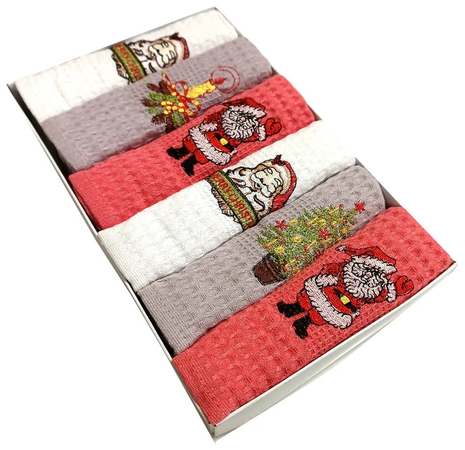 CHRISTMAS EVE kuchynské utierky 6 ks