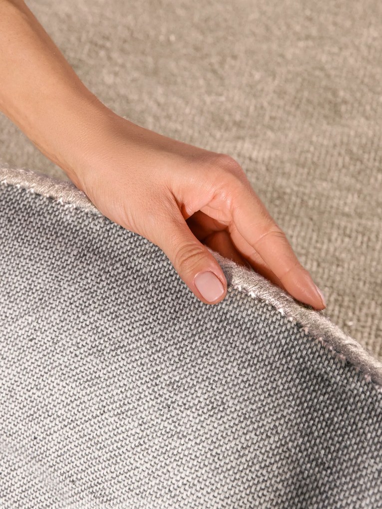 Villeroy & Boch Kusový koberec Kivi 106282 Beige kruh, 200x200 (priemer) kruh, béžová, obývacia izba