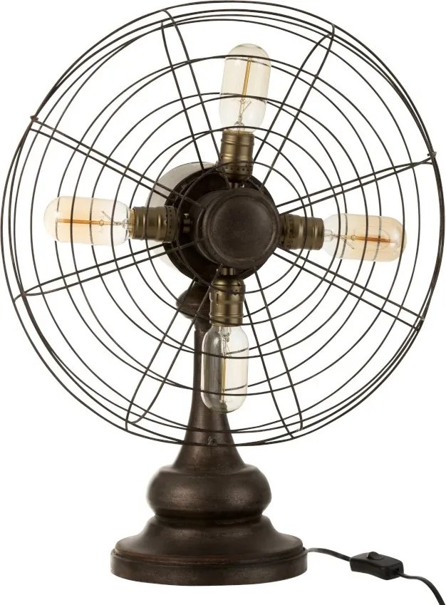 Stolná lampa v tvare ventilátora Fan - 43 * 24 * 56 cm