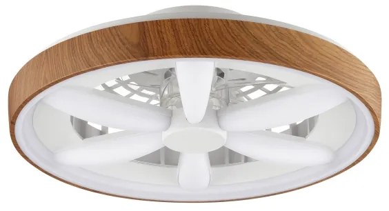 Brilliant - LED RGBW Stmievateľný stropný ventilátor GAIANO LED/24W/230V + DO