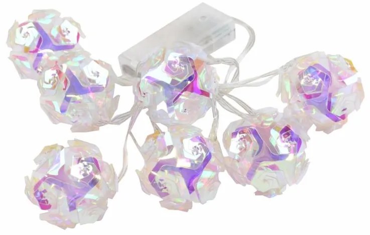 Dekoratívne osvetlenie Blossom Magic 10 LED, teplá biela, ča