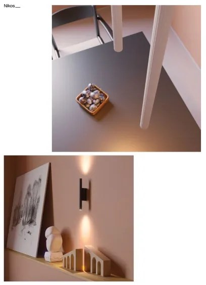 Redo 01-3859 - LED luster na lanku NIKOS LED/8W/230V 3000K CRI 90 pr. 6 cm biela