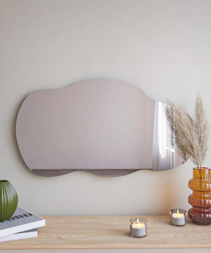 Dekoratívne nástenné zrkadlo Detské 40x72 cm čierne