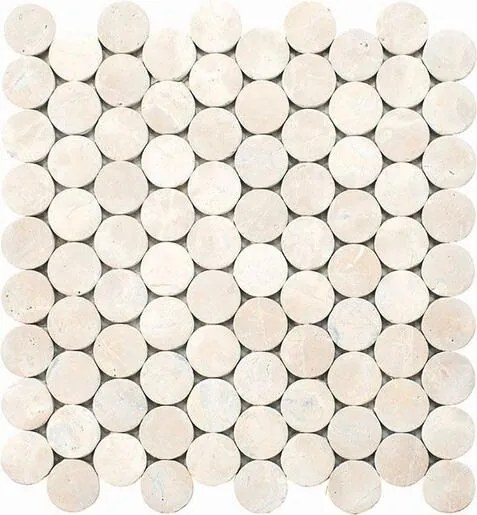 Mozaika Mosavit Circular blanco 30x30 cm mat CIRCULARBL