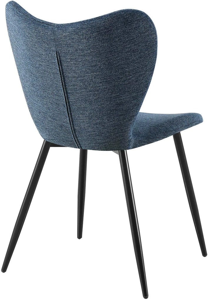 Jedálenská stolička Maika látka - modrá