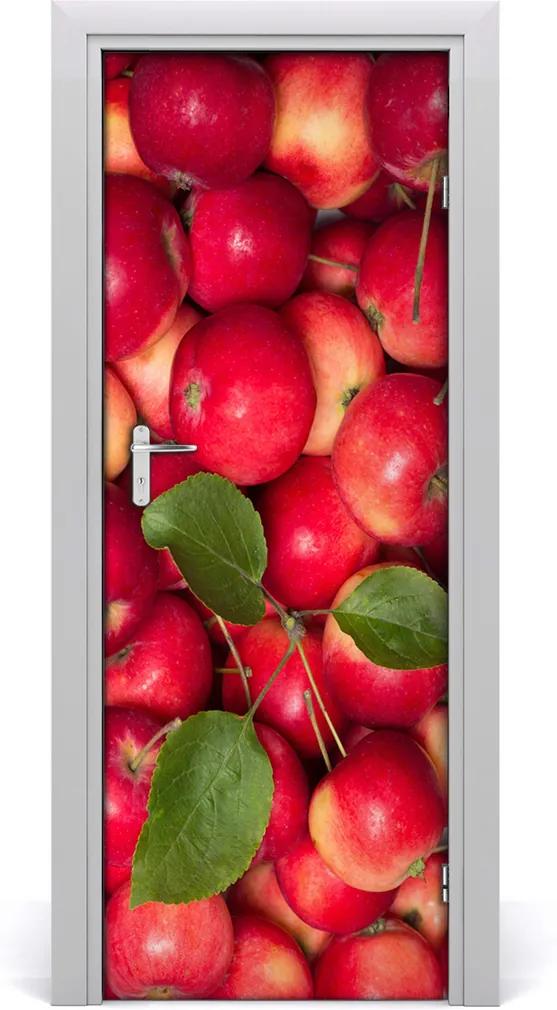 Fototapeta na dvere samolepiace  Červené jablká