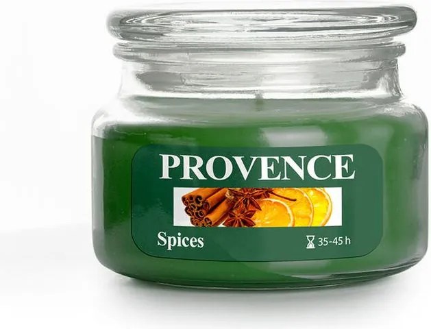 Sviečka v skle s viečkom KORENIE 200 g