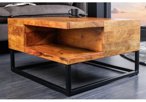 Konferenčný stôl Giant 43750 60x60cm Drevo Palisander - Komfort-nábytok