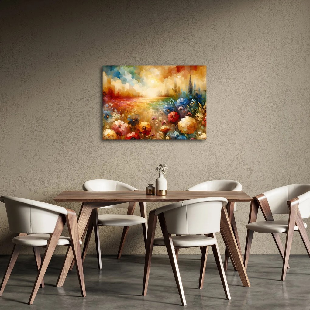 Obraz - Pestrofarebná lúka (70x50 cm)