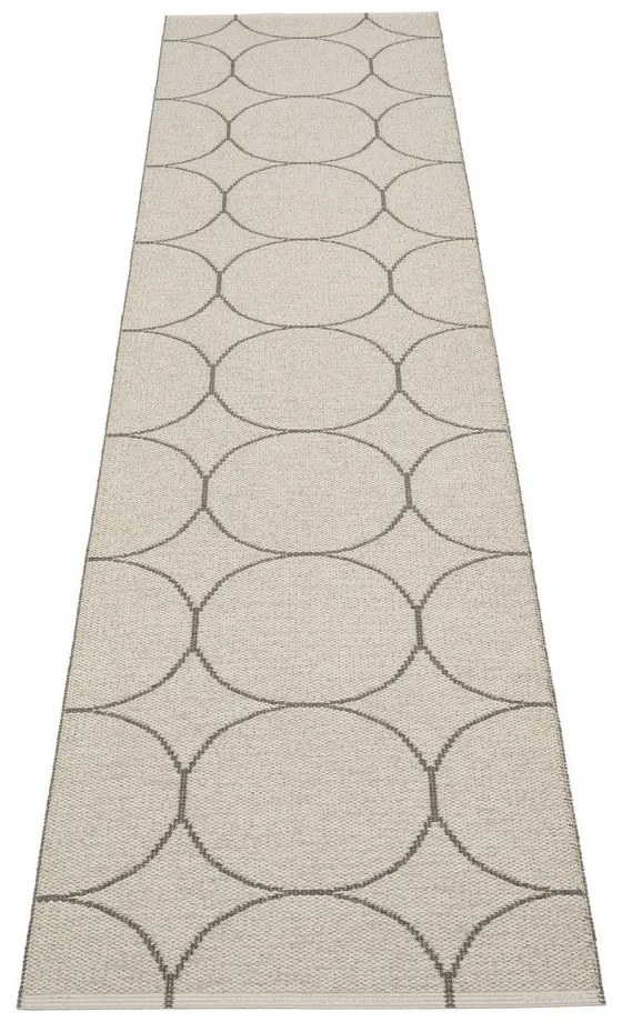 Tmavosivý vnútorný a vonkajší behúň 70x300 cm Boo Charcoal Linen – Pappelina