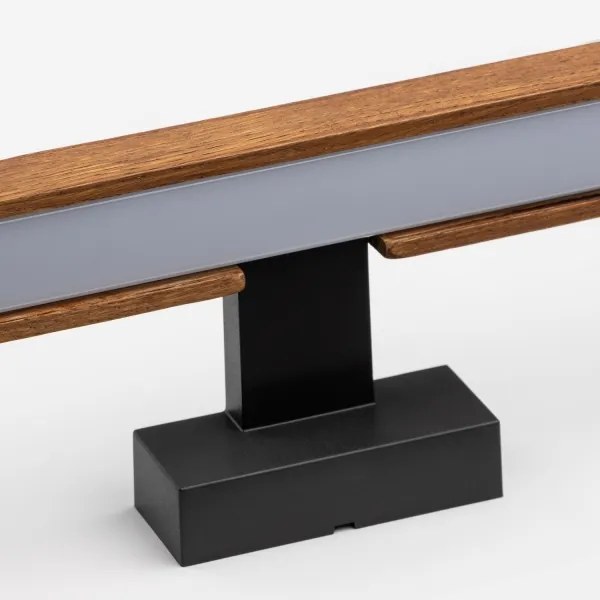 Brilagi-LED Kúpeľňové osvetlenie zrkadla WOODY MIRROR LED/15W/230V IP44 dub/čierna