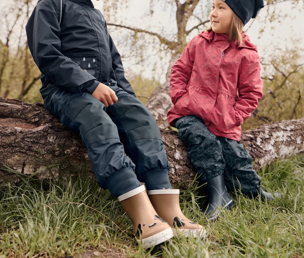 Detská termobunda do dažďa, pes