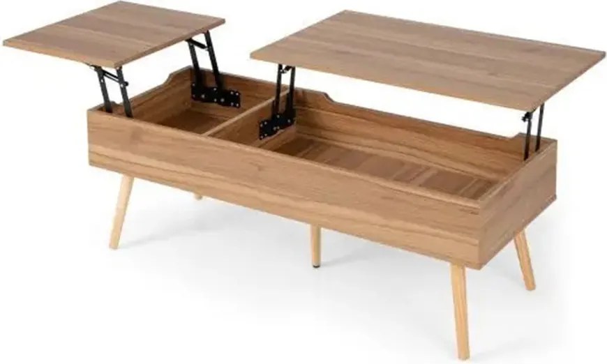 Kávový stolík s 2 skrytými priehradkami