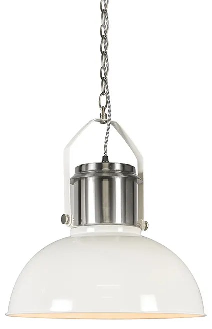 Priemyselná závesná lampa biela - Industrial 37
